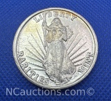 Rarities Mint 1 Troy Oz .999 Fine Silver Liberty Bullion Coin