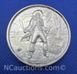 2 Troy Oz .999 Fine Silver Pirate Bullion Coin