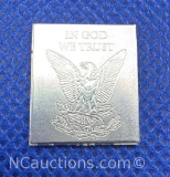 SMI In God We Trust 1/10 Troy Oz .999 Fine Silver Bullion Bar