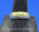 Sterling Silver Sprout Ring 3 Grams Size 7