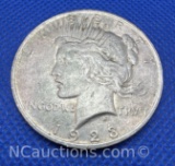 1923 Silver Peace Dollar 90% Silver Coin 26 Grams