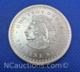 1 Troy Oz .999 Fine Silver Aztec calendar Bullion Coin