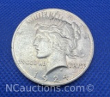 1924 Silver Peace Dollar 90% Silver Coin 26 Grams