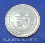 Cadillac Standard Of The World 1 Troy Oz .999 Fine Silver bullion Coin