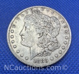 1883 Morgan Silver Dollar 90% Silver Coin 26 Grams