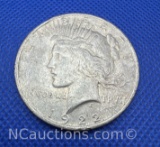 1922 Silver Peace Dollar 90% Silver Coin 26 grams
