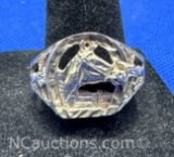 Sterling Silver Horse Ring 5 Grams Size 12