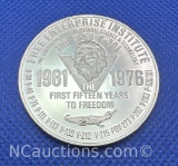 Free Enterprise Institute .999 Fine Silver Bullion Coin 24 Grams