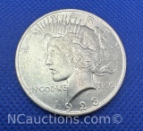 1923 Silver Peace Dollar 90% Silver Coin 26 Grams
