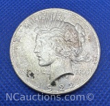 1922 Silver Peace Dollar 90% Silver Coin 26 Grams