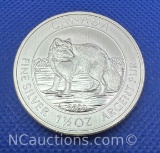 2014 Canadian Wolf 1 1/2 Troy Oz .9999 Fine Silver Bullion Coin