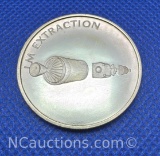 Man Greatest Adventure LM Extraction 90% Silver Coin 14 Grams