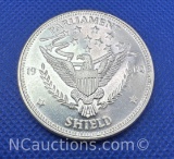 1984 Parliament Shield 1 Troy Oz .999 Fine Silver Bullion Coin