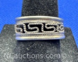Sterling Silver Braided Band Ring 2.9 Grams Size 8