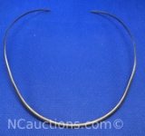 Sterling Silver Choker Necklace 11 Grams