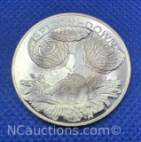 Man Greatest Adventure Splash Down 90% Silver Coin 14 Grams