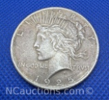 1925 Silver Peace Dollar 90% Silver Coin 26 grams