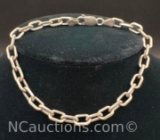 Sterling Silver Chain Link Bracelet 7 Grams