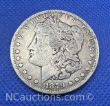 1879-S Morgan Silver Dollar 90% Silver Coin 26 Grams