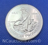 Engelhard 1 Troy Oz .999 Fine Silver Prospector Bullion Coin