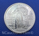 1 Troy Oz .999 Fine Silver Standing Liberty Bullion Coin