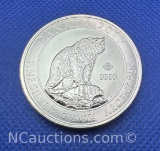 2017 Canadian Bear 1 1/2 Troy Oz .9999 Fine Silver Bullion Coin