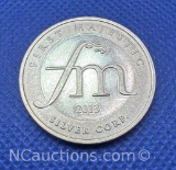 First Majestic 1/2 Troy Oz .999 Fine Silver Bullion Coin 15 Grams