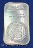 APMEX 1 Troy Oz .999 Fine Silver Bullion Bar