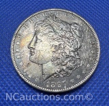 1897 Morgan Silver Dollar 90% Silver Coin 26 Grams