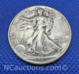 1945 Walking Liberty 90% Silver Half Dollar Coin 12 Grams