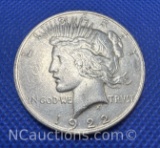 1922 Silver Peace Dollar 90% Silver Coin 26 Grams