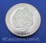 2018 Canadian Bison 1 1/4 Oz .9999 Fine Silver Bullion Coin