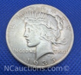 1935-S 90% Silver Peace Dollar Coin 26 Grams