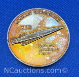 Rockwell International X-30 National Aerospace Plane 1 Troy Oz .999 Fine Silver Bullion W