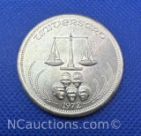 1972 1 Troy Oz .999 Fine Silver 5 Kings Bullion Coin