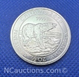 2018 Canadian Polar bear 1/2 Troy Oz .9999 Fine Silver Bullion Coin