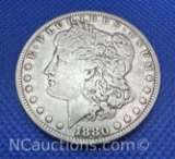 1880 Morgan Silver Dollar 90% Silver Coin 26 Grams