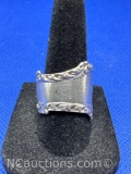 Sterling Silver Ring 9 Grams Size 7
