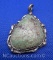 Navajo Sterling Silver Turquoise Pendant 32 Grams