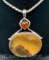 Sajen Sterling Silver Mookaite Jasper Pendant Necklace 41 Grams