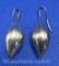 Michael Dawkins Sterling Silver Tear Drop Earrings 10 Grams