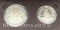 1989 Two Coin Proof set Congressional 90% Silver Dollar With COA 26 Grams