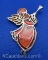 Sterling Silver Holiday Angle Brooch Pin 20 Grams