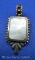 Sterling Silver Mother Of Pearl Pendant 11 grams