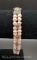 Sterling Silver Double Pearl Bracelet 20 grams