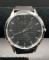 New In Box Lords Prayer Dial Mens Black Steel Mesh Watch