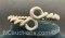 Sterling Silver Twist Bangle Bracelet 57 Grams