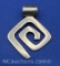 Sterling Silver Maze Pendant 11 grams