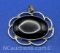 Sterling Silver Black Onyx Pendant 10 grams