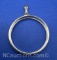 Sterling Silver Coin Holder Pendant 3 grams